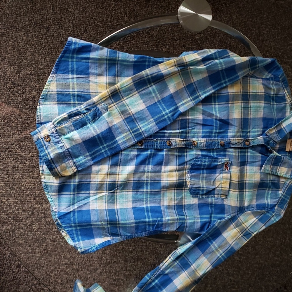 Womens Hollister Button down long sleeve shirt